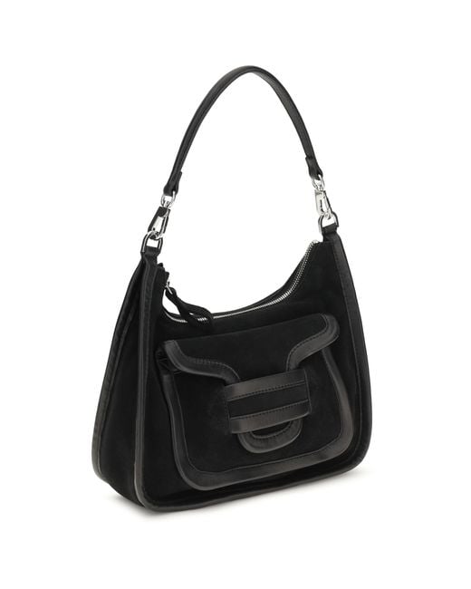 Pierre Hardy Black Alpha Day Miss Leather Shoulder Bag Bos Taurus