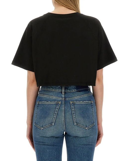 KENZO Black Cropped Fit T-Shirt