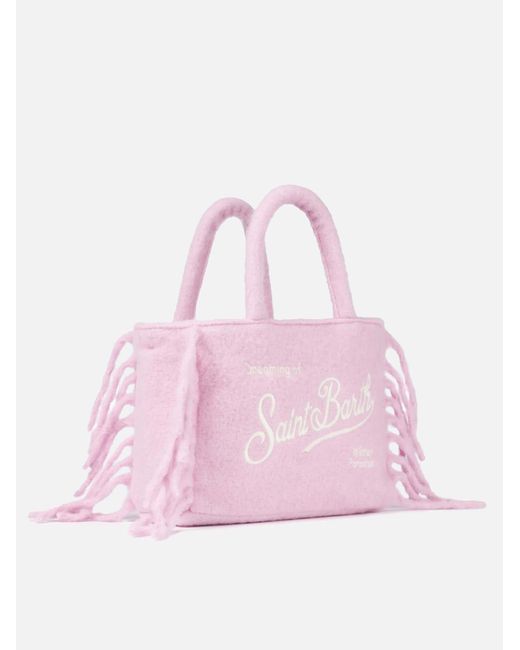Mc2 Saint Barth Pink Colette Blanket Handbag