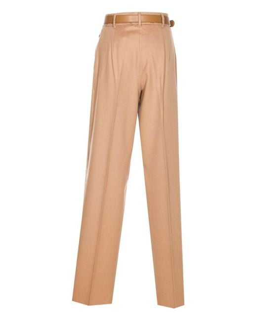 Max Mara Natural Trousers Paride Virgin Wool