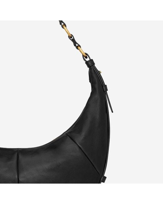 Saint Laurent Black Hobo Bag Leather Shoulder