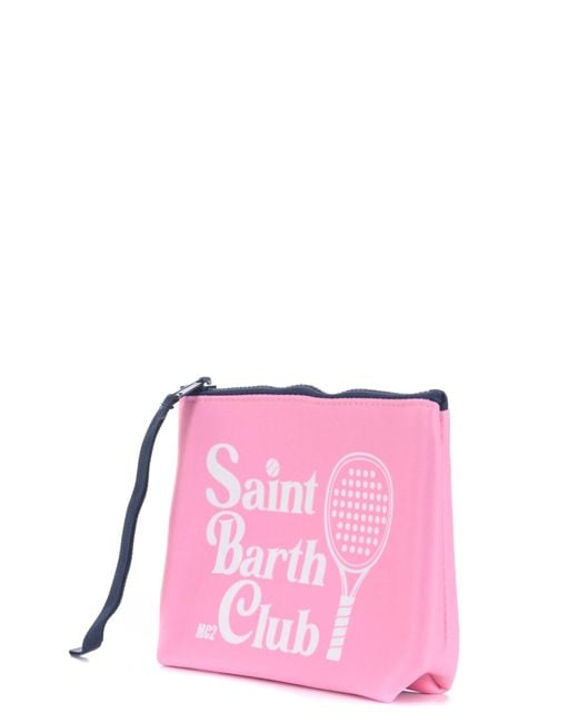 Mc2 Saint Barth Pink Clutch Bag