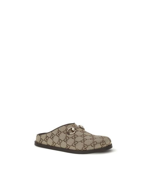Gucci Natural Rubber Mules