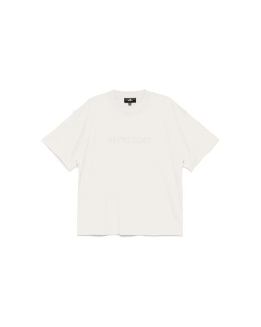 Represent White T-Shirts for men