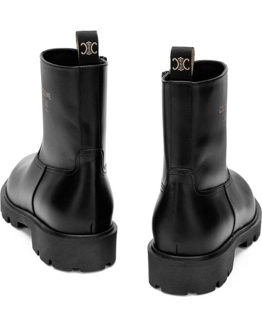 Céline Black Margaret Boots Leather Calfskin