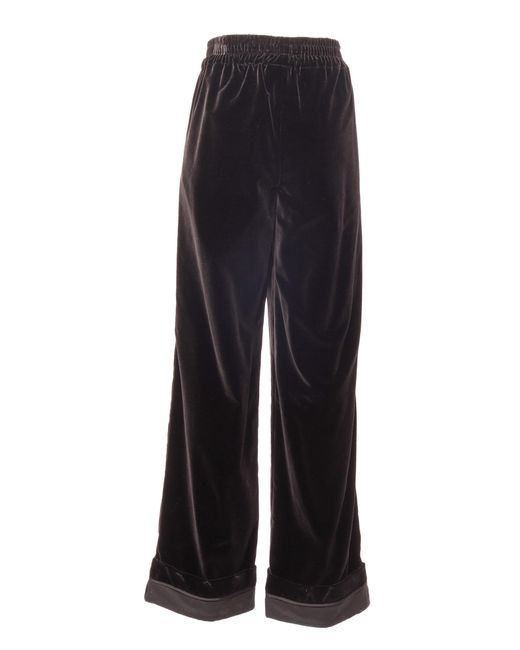 RED Valentino Wide Pants in Black | Lyst