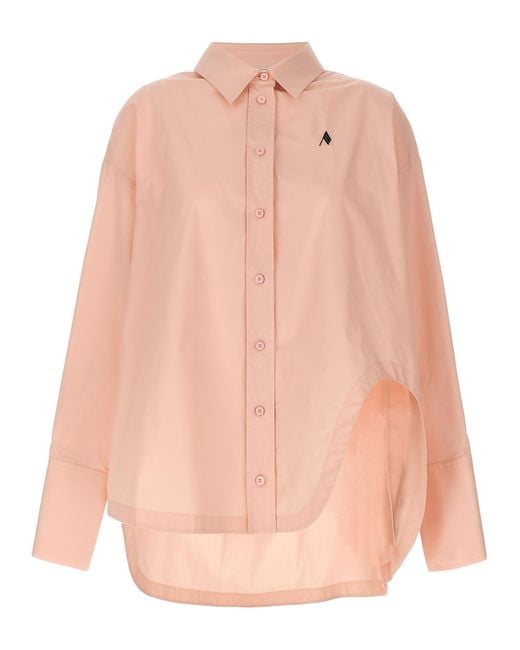 The Attico Pink Diana Shirt, Blouse