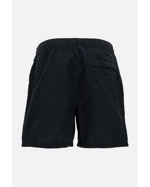 Stone Island Blue Swim Shorts for men