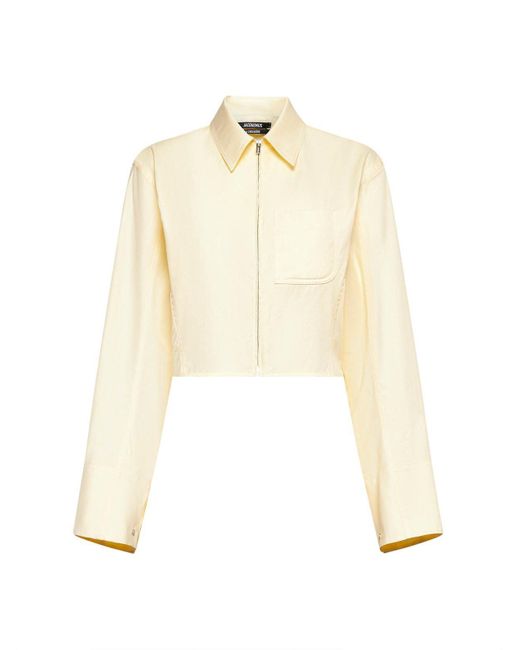JACQUEMUS ホワイト ジャケット JACQUEMUS(ジャックムス) アウター・ジャケット(メンズ) - 海外