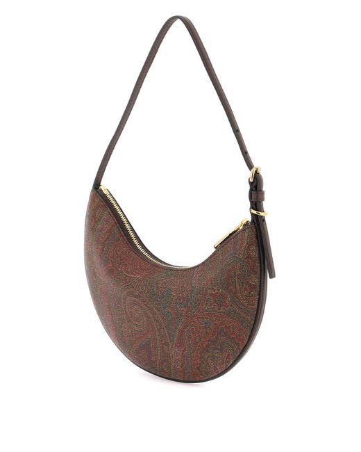 Etro Brown Leather Blend Bag