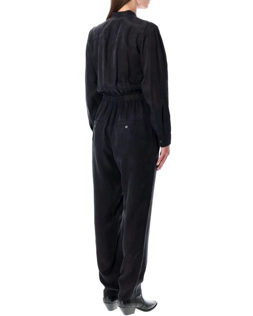 Isabel Marant Black Buttoned Jumpsuit