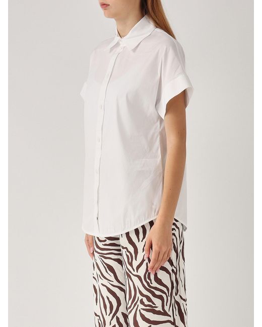 Max Mara White Oriana Shirt