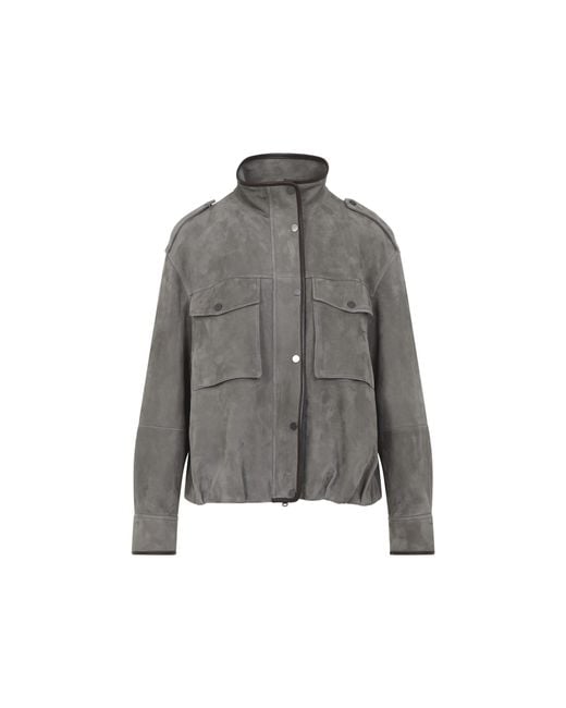 Brunello Cucinelli Gray Jacket