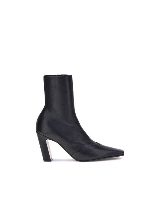 Khaite Blue Nevada Ankle Boots