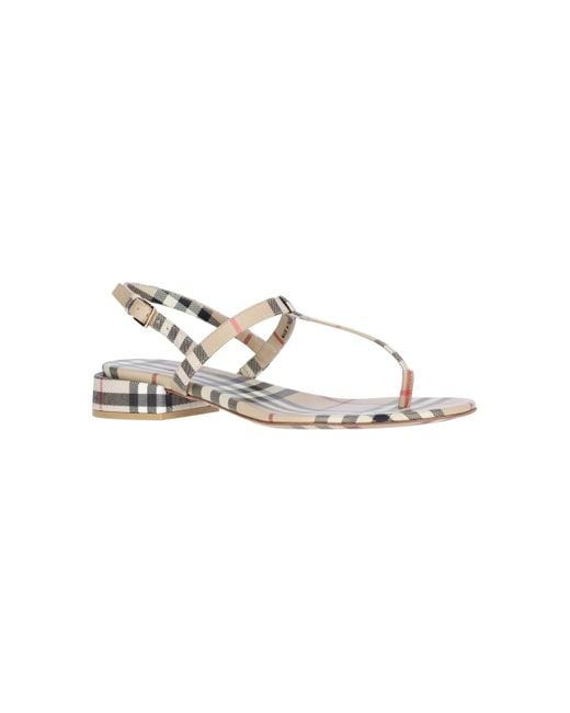 White burberry sandals new arrivals