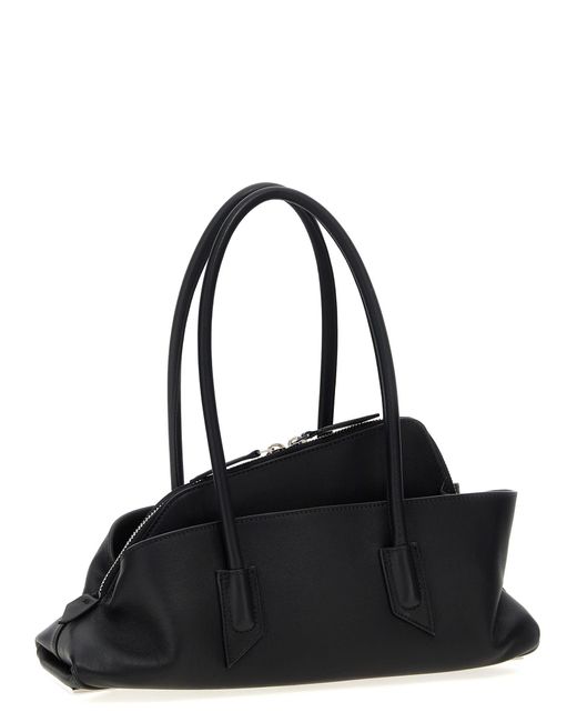 The Attico Black 'La Passeggiata Small' Shoulder Bag