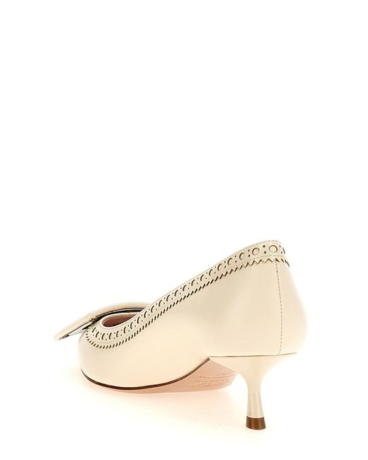 Roger Vivier Natural 'Viv' Pumps