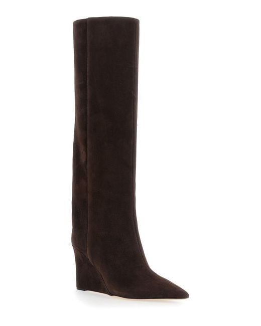 Jimmy Choo Black Boots Blake Kb 85 Lamb Leather