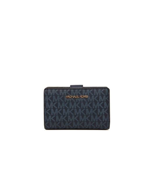 Michael Kors Blue Wallet & Key Fob Polyvinyl Chloride Bags