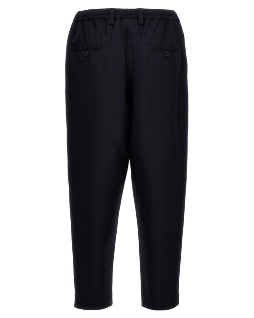 Marni Blue Tropical Wool Pants for men