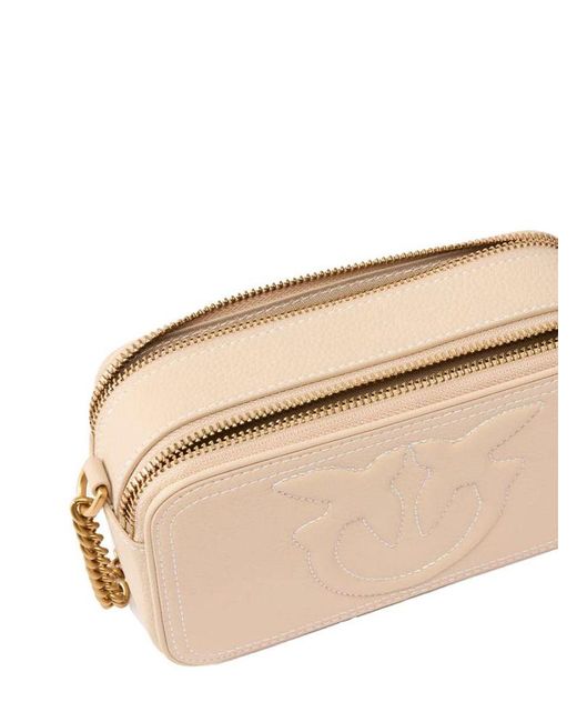 Pinko Natural Crossbody Bag Sheep Leather Crossbody-Bags