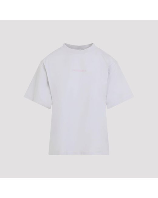Balenciaga White Medium Fit T-Shirt