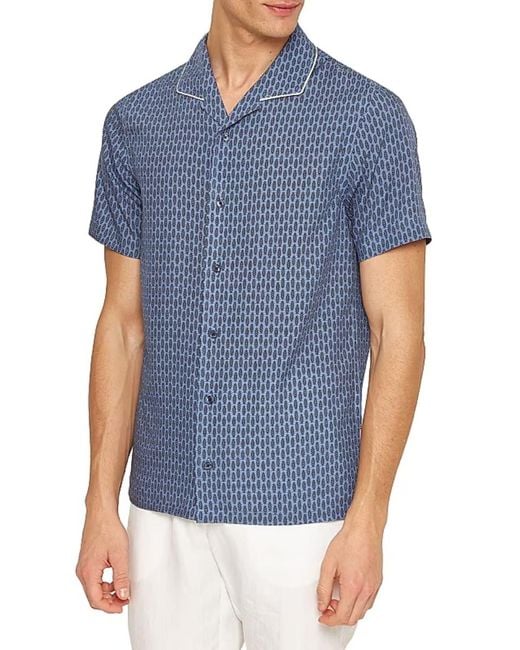 Orlebar Brown Blue Hibbert Perez-279301-Springfield, Clothing for men
