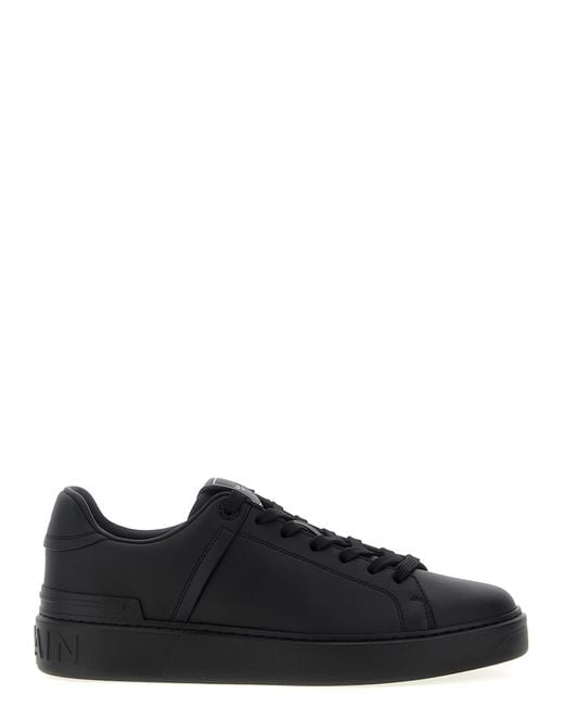 Balmain Black 'B-Court' Sneakers for men