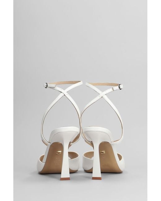 Lola Cruz White Streep 95 Sandals