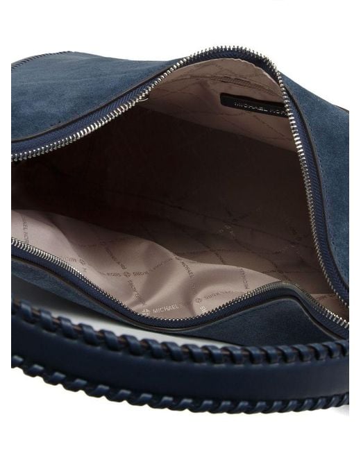 Michael Kors Blue Shoulder Bag Leather Shoulder-Bags