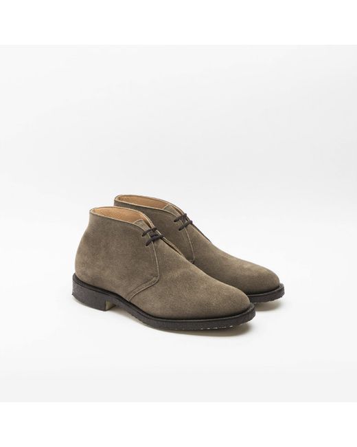 Church's Brown Ryder 81 Mud Castoro Suede Chukka Boot for men