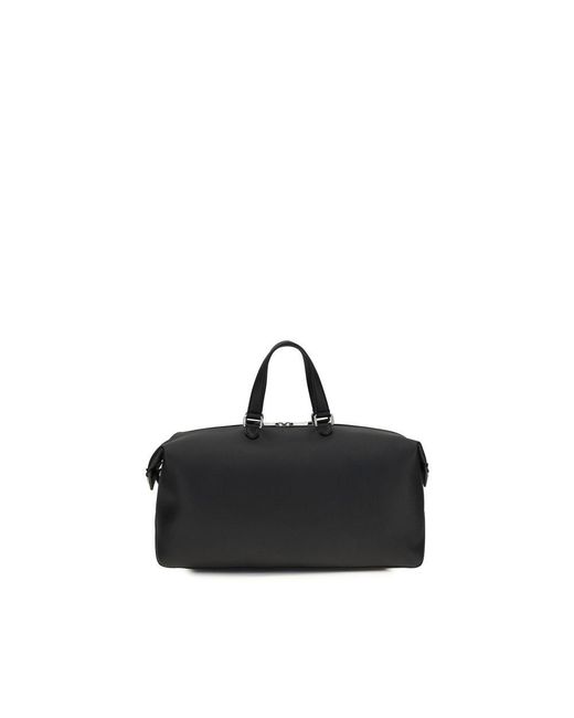 Fendi Black Calf Leather Bos Taurus Luggage And Travel for men