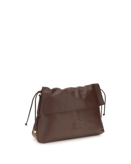 Coccinelle Brown Medium Lidia Shoulder Bag Calf Leather Bos Taurus