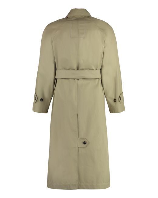 Burberry Natural Cotton Trench Jacket For Fw23 for men