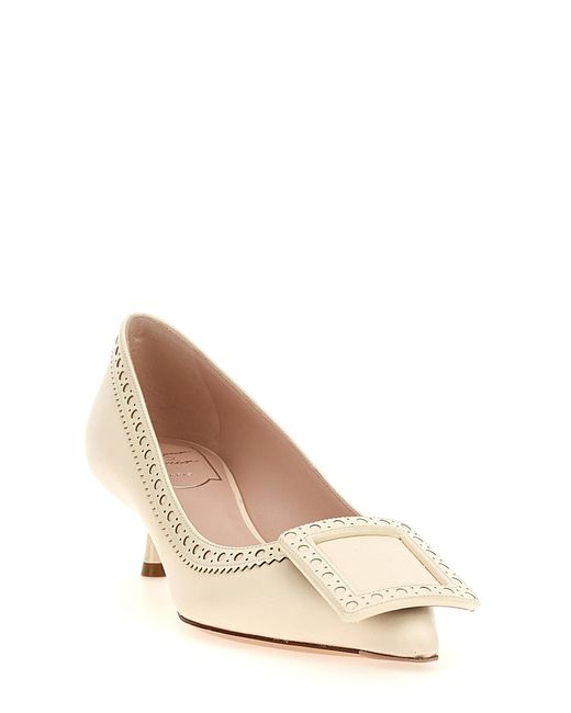 Roger Vivier Natural 'Viv' Pumps