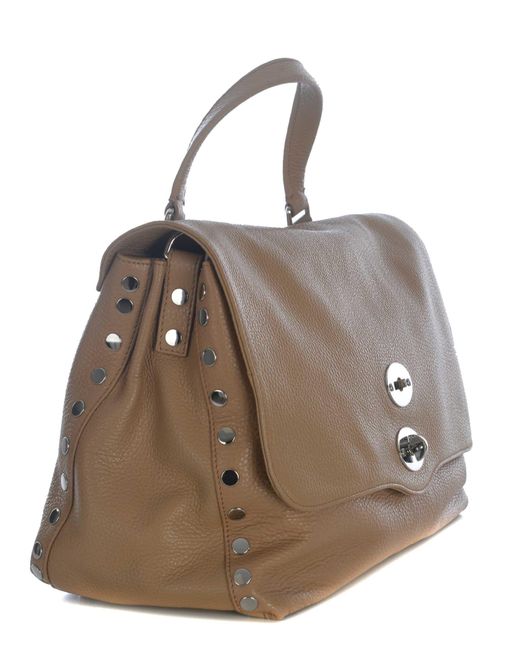 Zanellato Brown Bag Postina Dailym Made Of Leather