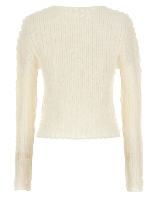 Issey Miyake Natural Jellyfish Pleats Sweater