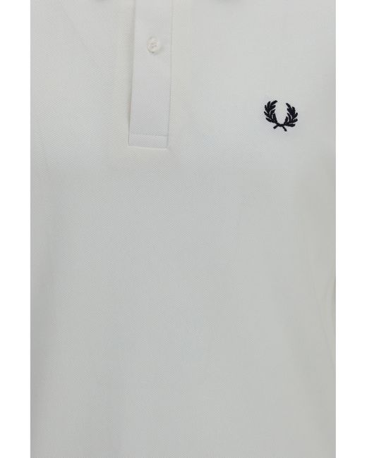 Fred Perry Gray Polo Shirt M3 Cotton for men