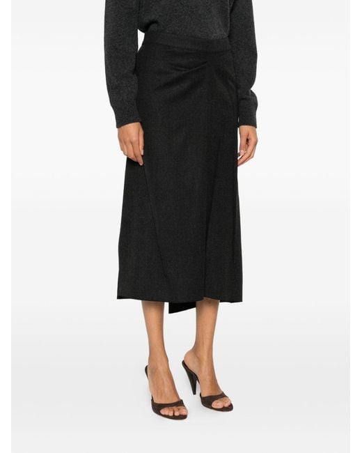 Victoria Beckham Multicolor Pressed Midi Skirt
