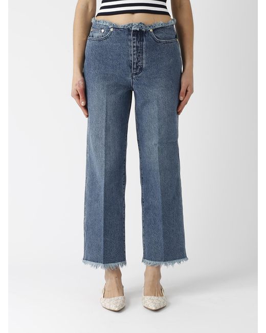 Michael Kors Blue Cotton Jeans