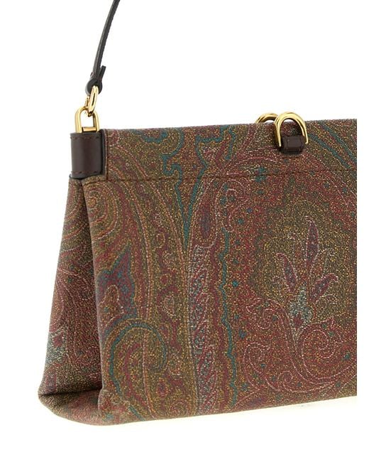 Etro Brown Pvc Clutch Bag