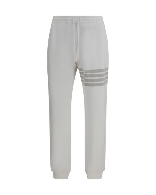 Thom Browne Gray Cotton Sweatpants Pant for men
