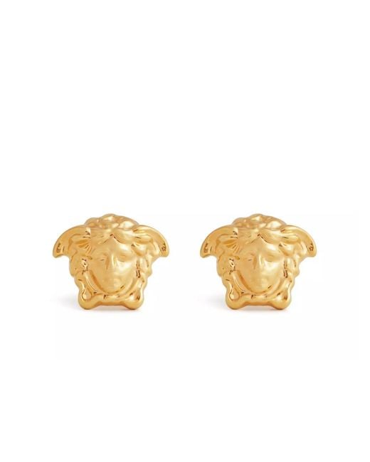 Versace Metallic La Medusa Earrings Accessories Jewelry
