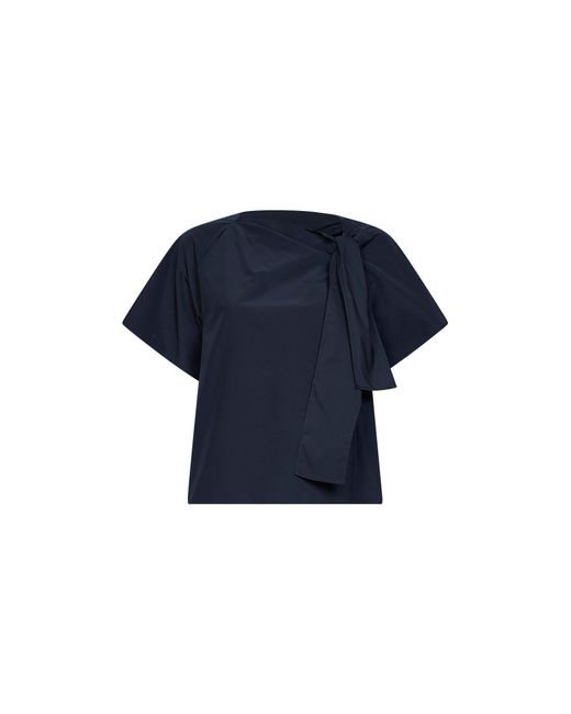 Weekend by Maxmara Blue Blouse Wkdrecente Taffeta Polyester Shirt