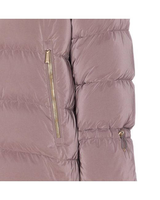 Moorer Purple Gadia Down Jacket