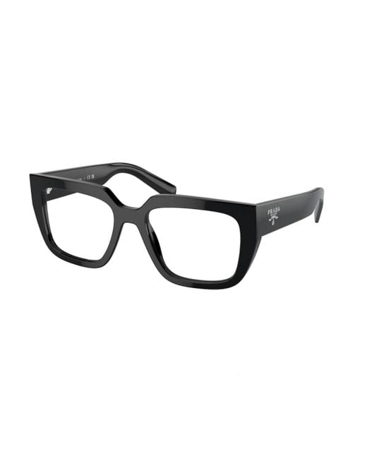 Prada Black Pr A03V Eyeglasses