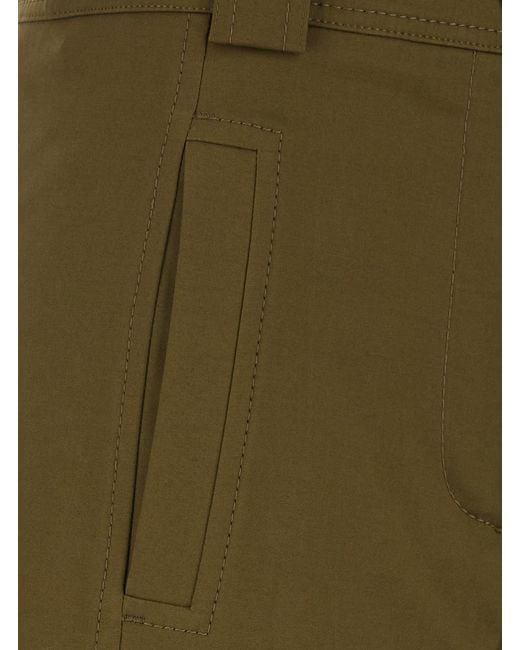 Max Mara Green Trousers Adorni Cotton