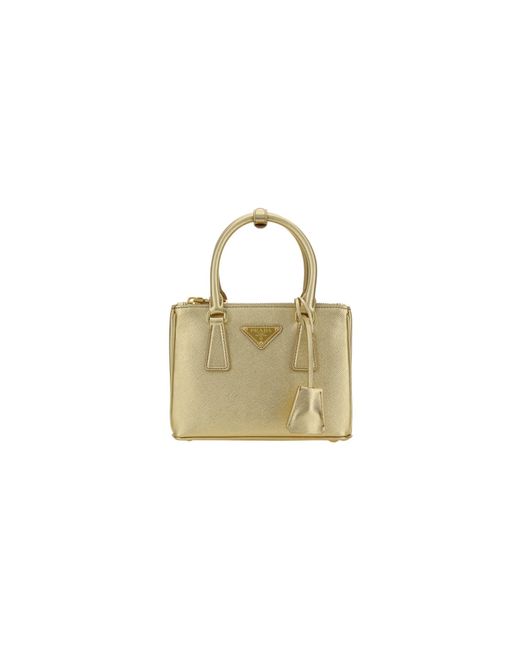 Prada Metallic Galleria Handbag