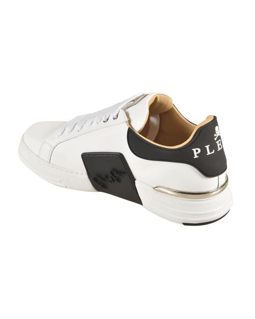 Philipp Plein White Hexagon Low-Top Sneakers Sneakers for men