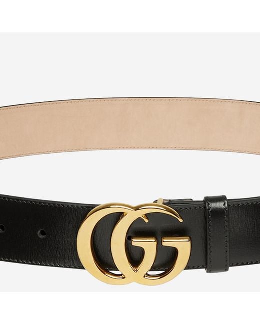 Gucci Black Leather Belt for men